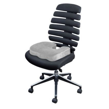 CONNECT IT CFH-5290-GY - Anatomický polštář na židli šedá