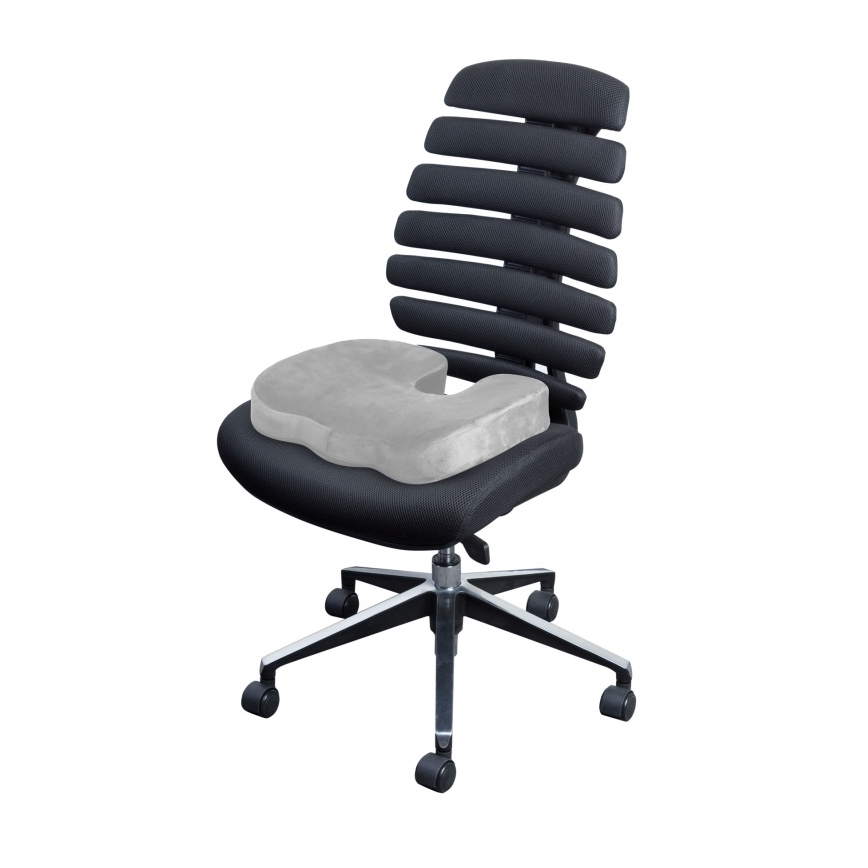 CONNECT IT CFH-5290-GY - Anatomický polštář na židli šedá