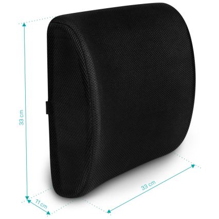 CONNECT IT CFH-5300-BK - Bederní opěrka na židli černá