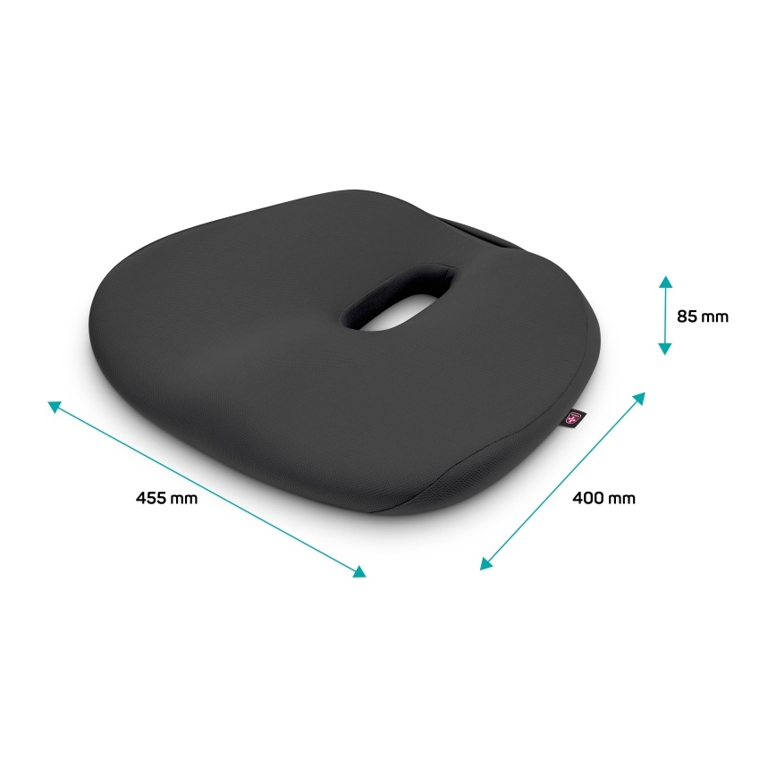 CONNECT IT CFH-5501-GY - Anatomický polštář na židli antracit