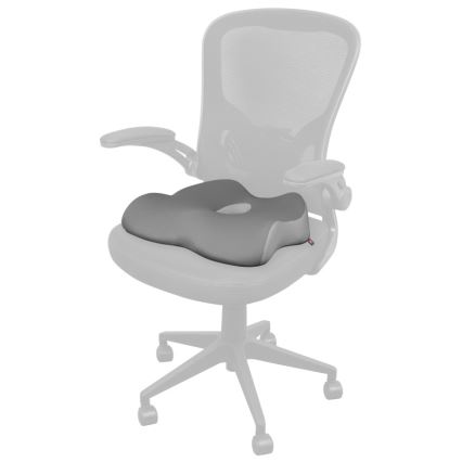 CONNECT IT CFH-5901-GY - Anatomický polštář na židli šedá