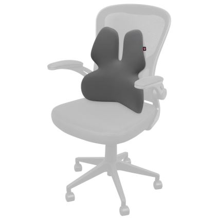 CONNECT IT CFH-5902-GY - Bederní opěrka na židli šedá