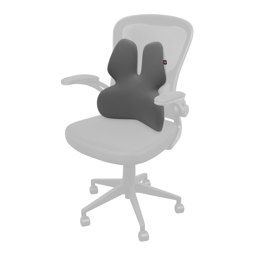 CONNECT IT CFH-5902-GY - Bederní opěrka na židli šedá