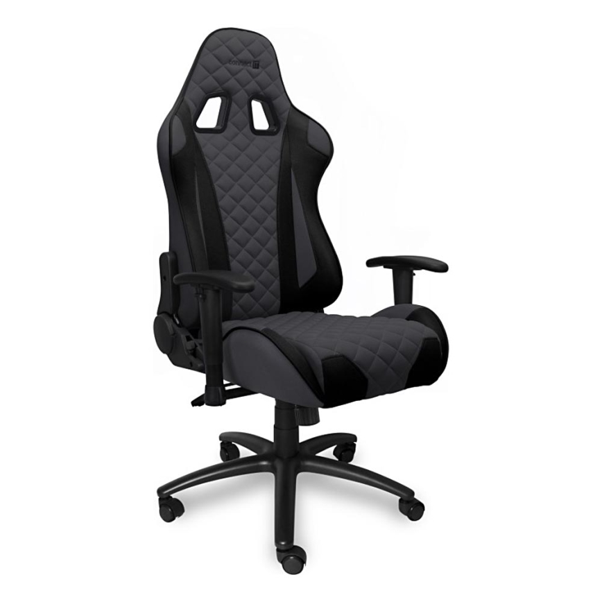 CONNECT IT CGC-1200-GY - Herní židle Monaco Pro šedá/černá