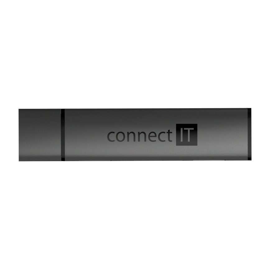 CONNECT IT CHU-4060-AN - USB-A hub se čtečkou paměťových karet 4v1