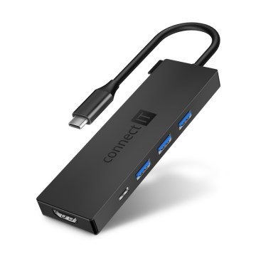 CONNECT IT CHU-8010-AN - USB-C hub 5v1