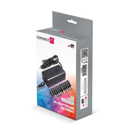 CONNECT IT CI-133 - Univerzální napájecí adaptér pro notebooky 90W