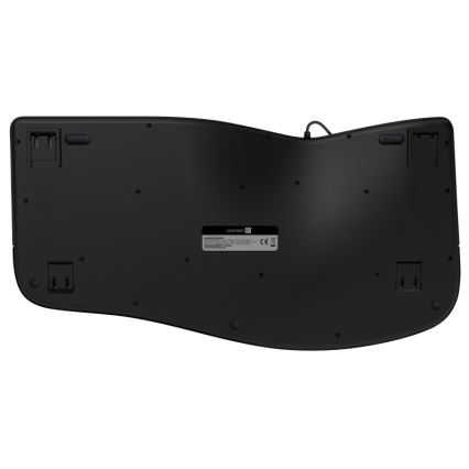 CONNECT IT CKB-2800-CS - Ergonomická bezdrátová klávesnice s CZ/SK lokalizací černá