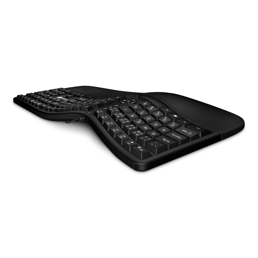 CONNECT IT CKB-2800-CS - Ergonomická bezdrátová klávesnice s CZ/SK lokalizací černá