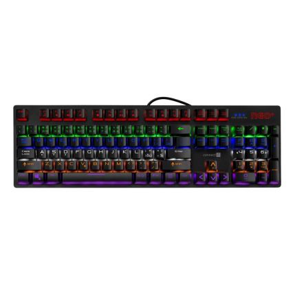 CONNECT IT CKB-3591-CS - LED RGB Drátová herní klávesnice s CZ/SK lokalizací černá + červený rámeček