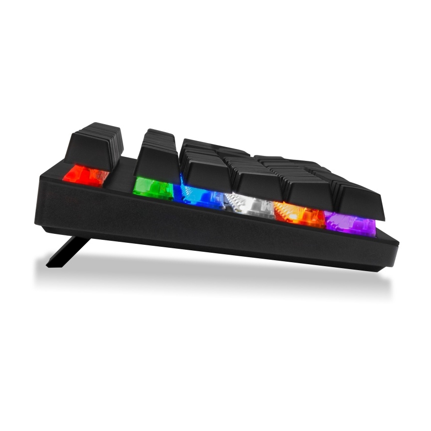 CONNECT IT CKB-3591-CS - LED RGB Drátová herní klávesnice s CZ/SK lokalizací černá + červený rámeček