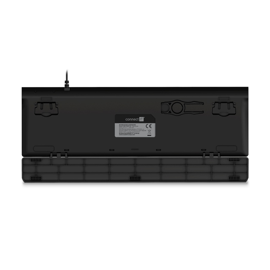 CONNECT IT CKB-7050-CS - LED RGB Drátová herní klávesnice s CZ/SK lokalizací černá