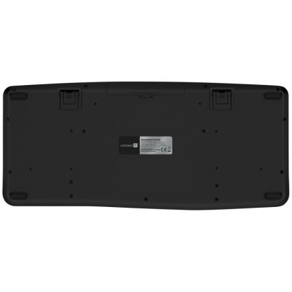 CONNECT IT CKM-6010-CS - Ergonomická bezdrátová klávesnice a myš 800/1200/1600/2400 DPI s CZ/SK lokalizací 1xAA + 2xAAA černá