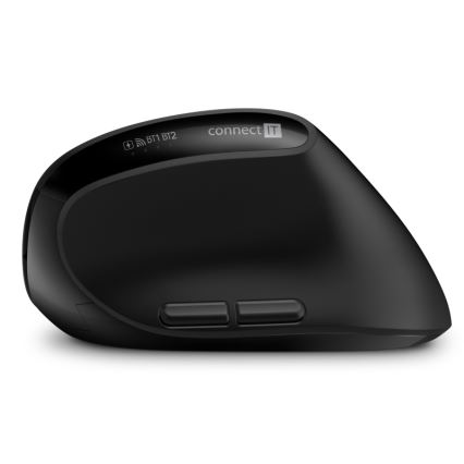 CONNECT IT CKM-6010-CS - Ergonomická bezdrátová klávesnice a myš 800/1200/1600/2400 DPI s CZ/SK lokalizací 1xAA + 2xAAA černá