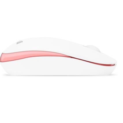 CONNECT IT CKM-7801-CS - Bezdrátová klávesnice a myš 1200 DPI s CZ/SK lokalizací 1xAAA + 1xAA bílá/růžová