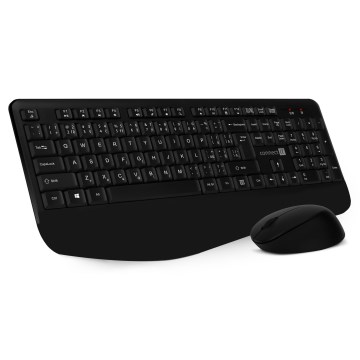 CONNECT IT CKM-7803-CS - Bezdrátová klávesnice a myš 1200 DPI s CZ/SK lokalizací 1xAAA + 1xAA černá