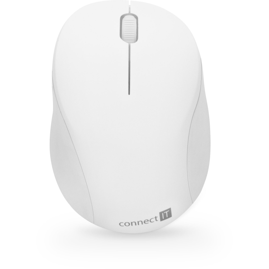 CONNECT IT CKM-7804-CS - Bezdrátová klávesnice a myš 1200 DPI s CZ/SK lokalizací 1xAAA + 1xAA bílá