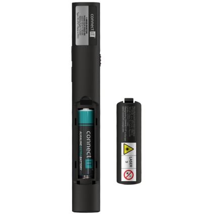 CONNECT IT CLP-2050-BK - Bezdrátový prezentér s laserovým ukazovátkem 1xAAA