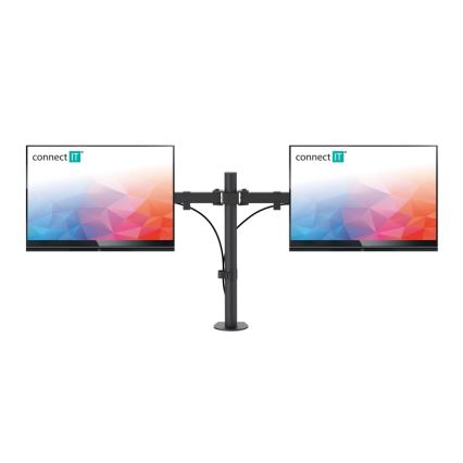 CONNECT IT CMF-3203-BK - Univerzální držák na 2 monitory 13-32” černá