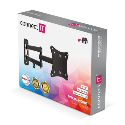 CONNECT IT CMH-2010-BK - Nástěnný držák pro TV 13-27” černá