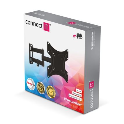 CONNECT IT CMH-2012-BK - Nástěnný držák pro TV 13-37” černá