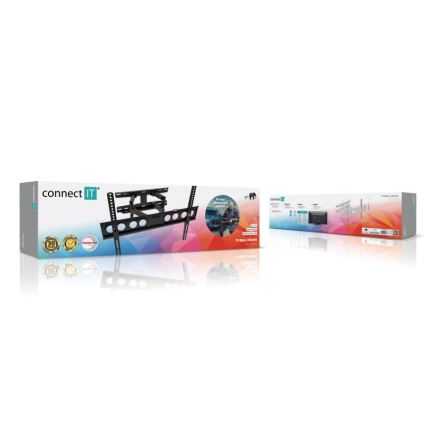 CONNECT IT CMH-7600-BK - Nástěnný držák pro TV 32-70” černá