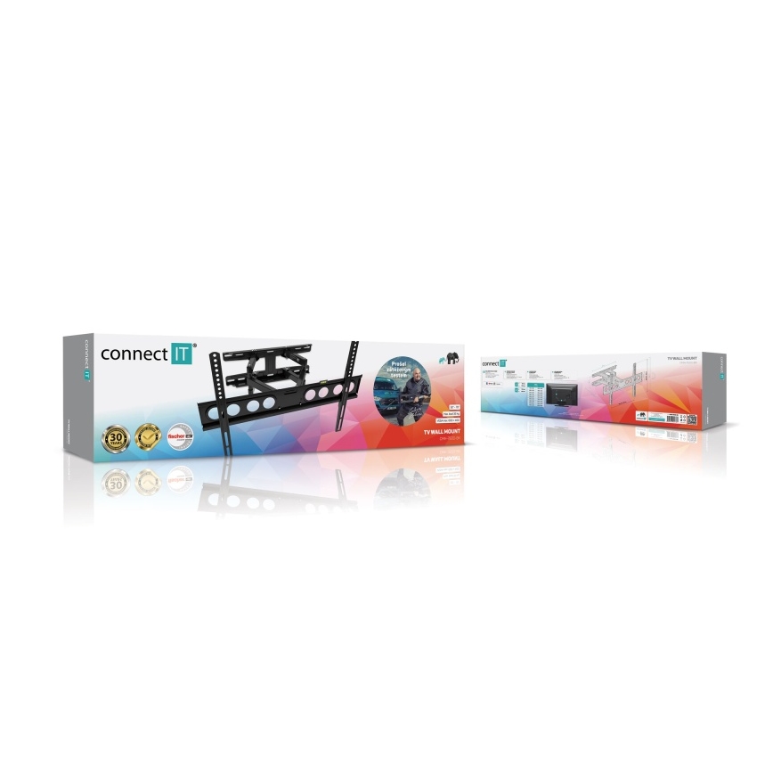 CONNECT IT CMH-7600-BK - Nástěnný držák pro TV 32-70” černá