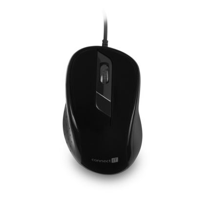 CONNECT IT CMO-1200-BK - Drátová myš 1000 DPI černá