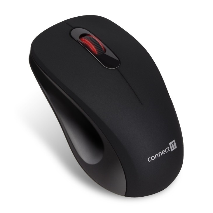 CONNECT IT CMO-2230-BK - Bezdrátová tichá myš MUTE 1200 DPI 1xAA černá