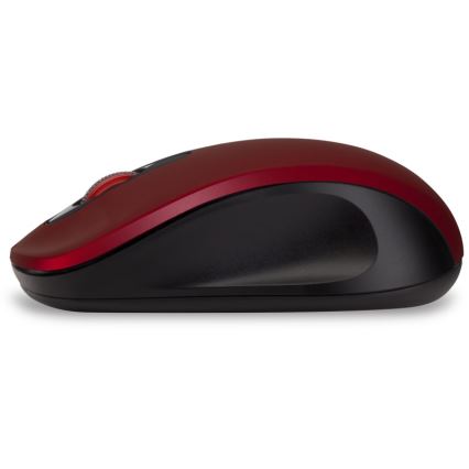 CONNECT IT CMO-2230-RD - Bezdrátová tichá myš MUTE 1200 DPI 1xAA černá/červená