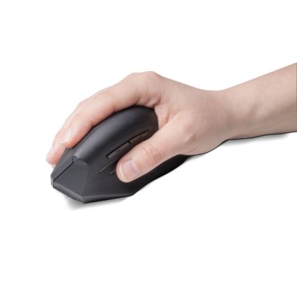 CONNECT IT CMO-2510-BK - Ergonomická bezdrátová myš Verti Wireless 800/1200/1600 DPI 2xAAA černá