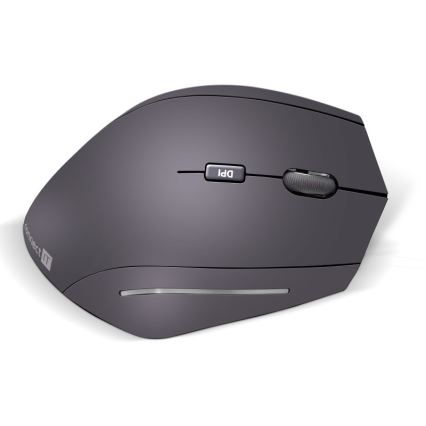 CONNECT IT CMO-2510-BK - Ergonomická bezdrátová myš Verti Wireless 800/1200/1600 DPI 2xAAA černá