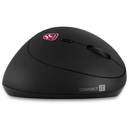 CONNECT IT CMO-2600-BK - Ergonomická bezdrátová myš 800/1200/1600 DPI 1xAA černá