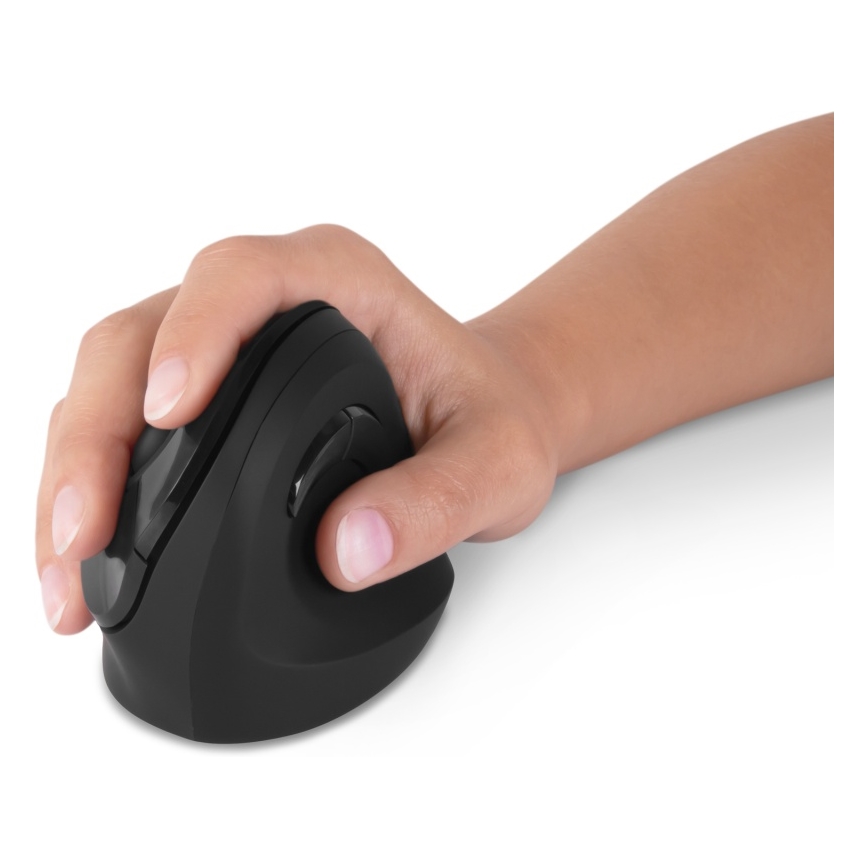 CONNECT IT CMO-2700-BK - Ergonomická bezdrátová myš 800/1200/1600 DPI 1xAA černá
