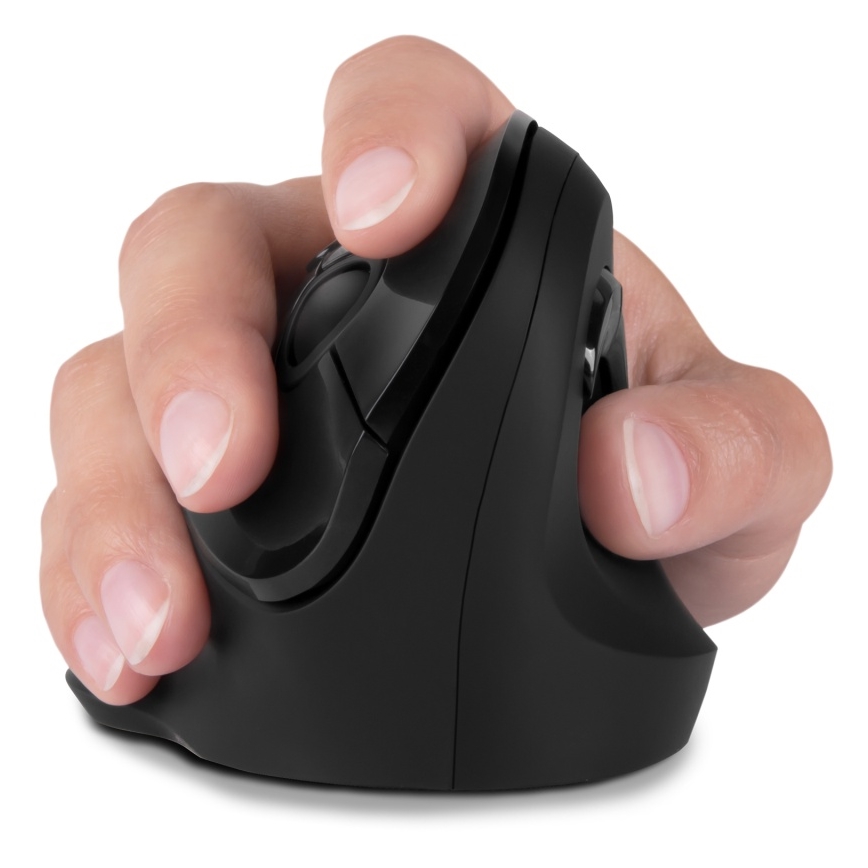 CONNECT IT CMO-2700-BK - Ergonomická bezdrátová myš 800/1200/1600 DPI 1xAA černá