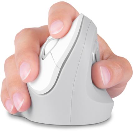 CONNECT IT CMO-2700-WH - Ergonomická bezdrátová myš 800/1200/1600 DPI 1xAA bílá
