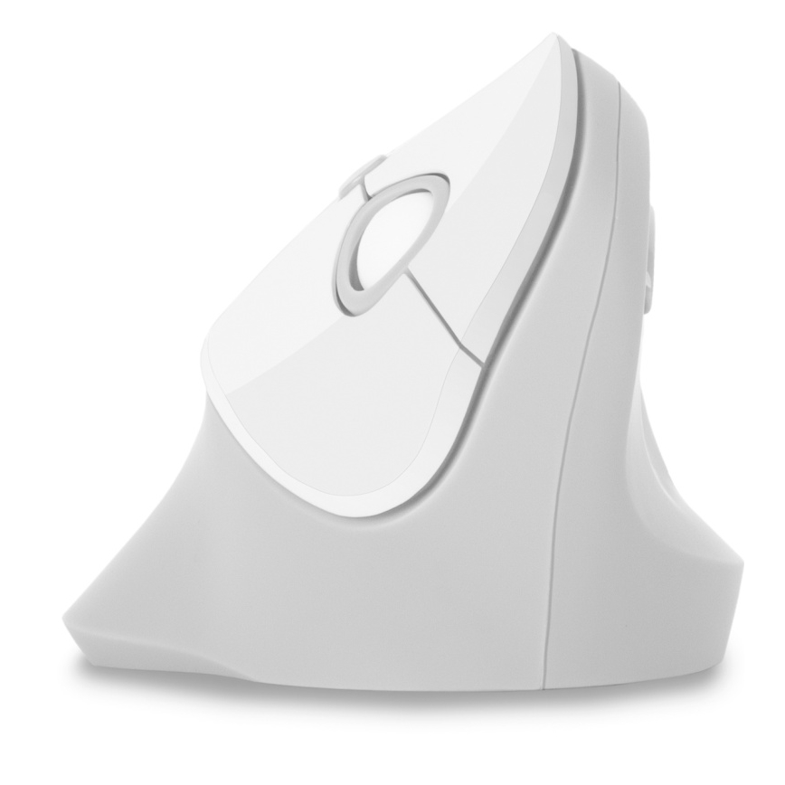 CONNECT IT CMO-2700-WH - Ergonomická bezdrátová myš 800/1200/1600 DPI 1xAA bílá