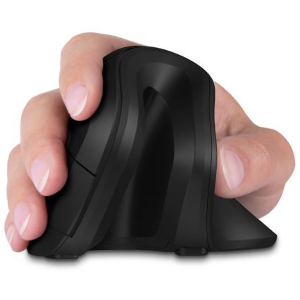 CONNECT IT CMO-2900-BK - Ergonomická bezdrátová myš 800/1200/1600 DPI 1xAA černá