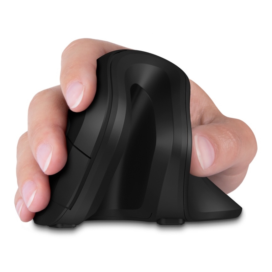 CONNECT IT CMO-2900-BK - Ergonomická bezdrátová myš 800/1200/1600 DPI 1xAA černá