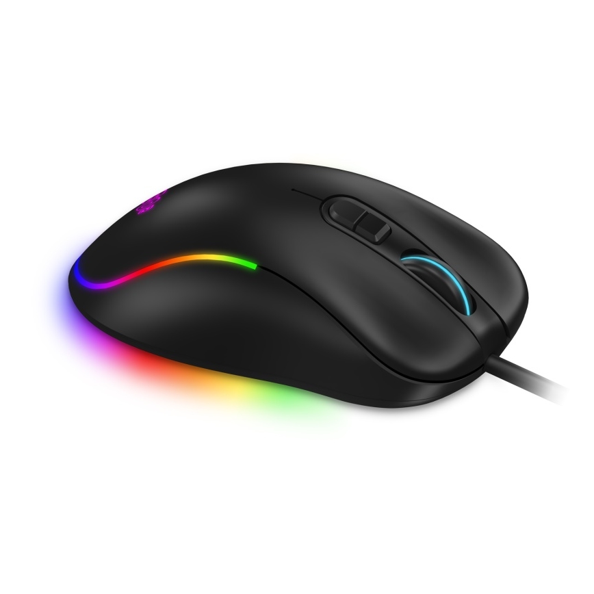 CONNECT IT CMO-3589-BK - LED RGB Drátová herní myš 200-7200 DPI černá