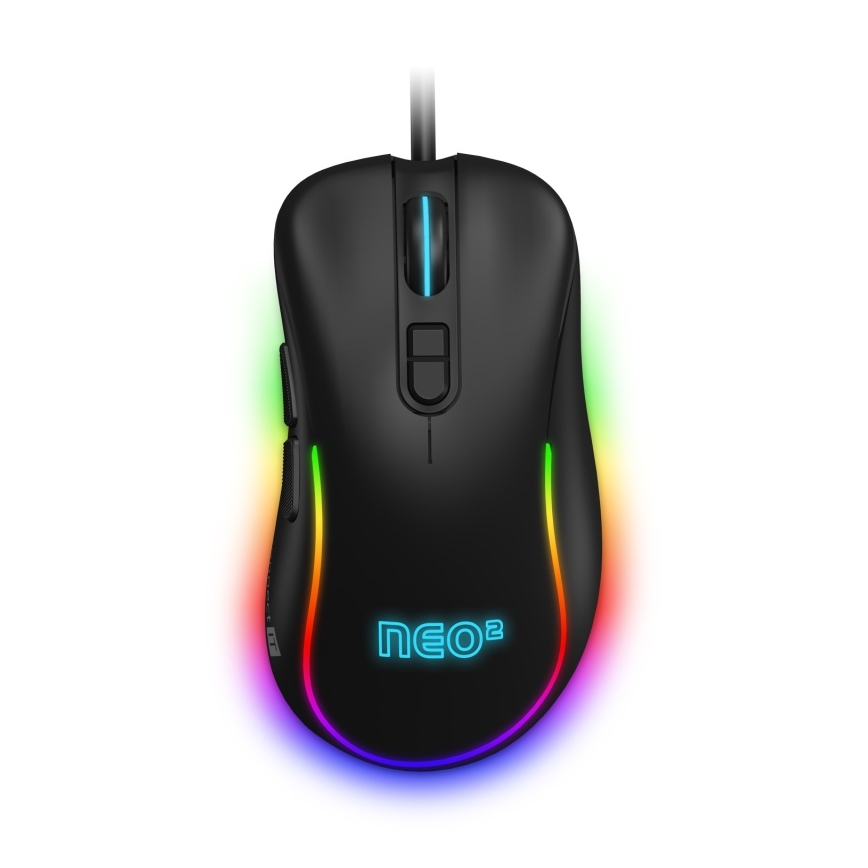 CONNECT IT CMO-3589-BK - LED RGB Drátová herní myš 200-7200 DPI černá