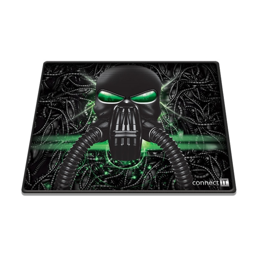 CONNECT IT CMP-1100-SM - Podložka pod myš 32x24,5 cm černá/zelená
