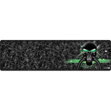 CONNECT IT CMP-1110-LG - Podložka pod klávesnici a myš 88,6x24,5 cm černá/zelená