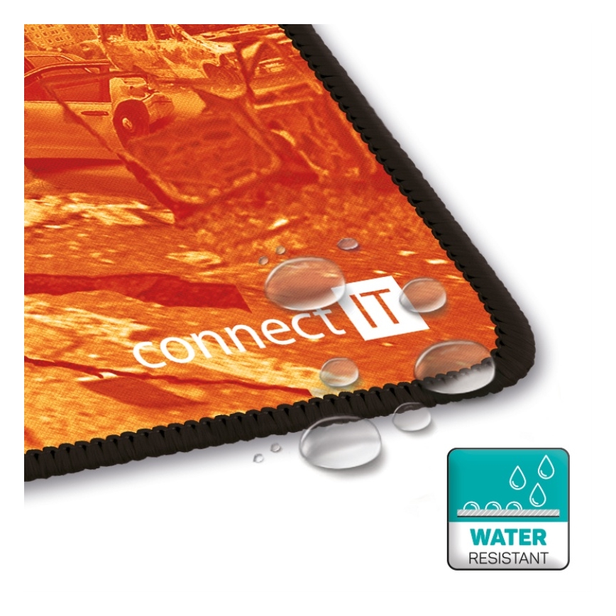 CONNECT IT CMP-1140-LG - Podložka pod klávesnici a myš 88,6x24,5 cm oranžová