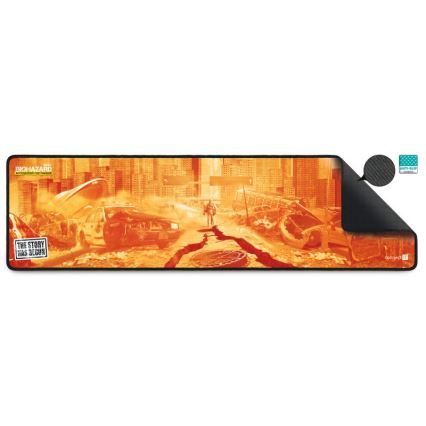 CONNECT IT CMP-1140-LG - Podložka pod klávesnici a myš 88,6x24,5 cm oranžová