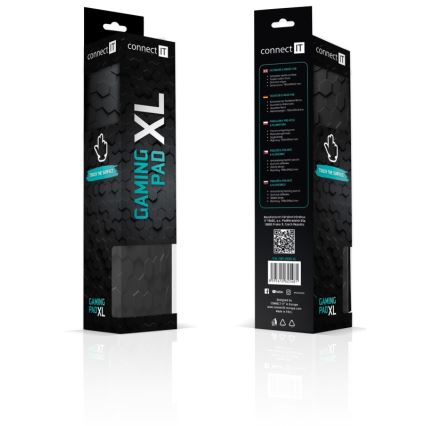 CONNECT IT CMP-2000-XL - Podložka pod klávesnici a myš 79,5x34,5 cm černá