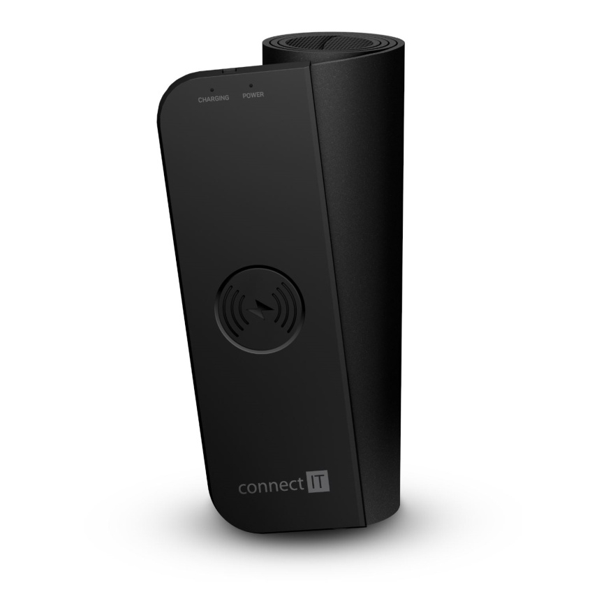 CONNECT IT CMP-2500-LG - Podložka pod klávesnici a myš s Qi bezdrátovým nabíjením 80x30 cm černá
