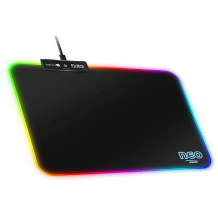 CONNECT IT CMP-3100-SM - LED RGB Herní podložka pod myš 32x24,5 cm černá