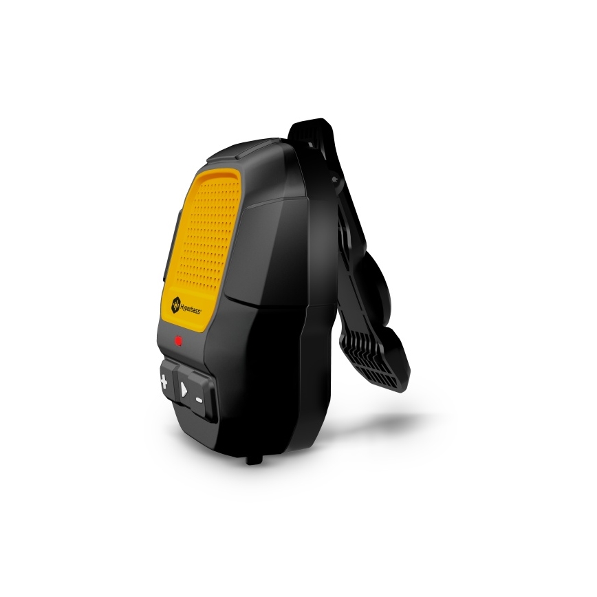 CONNECT IT HSP-1010-BK - Bezdrátový reproduktor s mikrofonem ClipBEAT 2W/5V 560 mAh IPX7 černá/žlutá