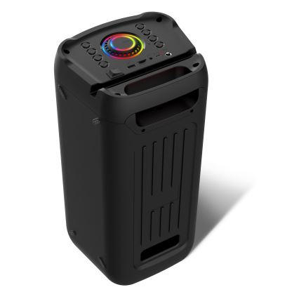 CONNECT IT HSP-3050-BK - LED Bezdrátový reproduktor s mikrofonem 60W/5V 4500 mAh černá+ dálkové ovládání
